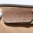 GUCCI GG Supreme Web Sherry Line Bag PVC Beige Gold 89 02 018 Auth 150084-17