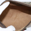 GUCCI GG Supreme Web Sherry Line Bag PVC Beige Gold 89 02 018 Auth 150084-11