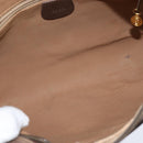 GUCCI GG Supreme Web Sherry Line Shoulder Bag PVC Beige 001 44 6472 Auth 150085-10