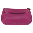 GUCCI Chain Soho Shoulder Bag Leather Pink Gold 336752 Auth 150086-2