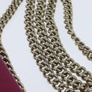 GUCCI Chain Soho Shoulder Bag Leather Pink Gold 336752 Auth 150086-8