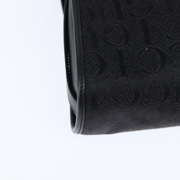 GUCCI Shoulder Bag Nylon Black Gold 001 14 0712 Auth 150087