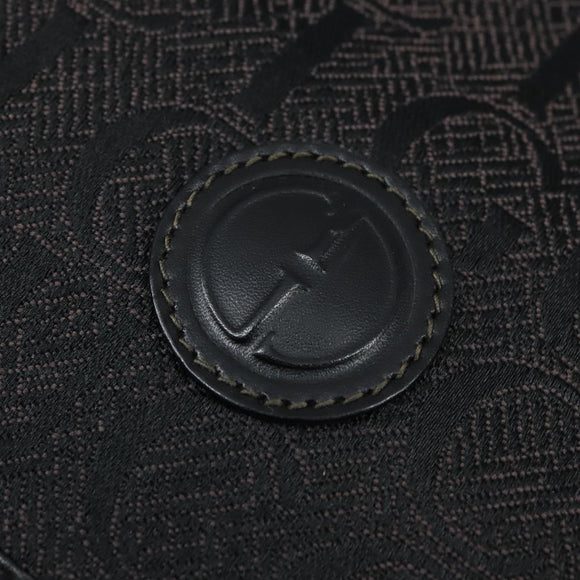 GUCCI Shoulder Bag Nylon Black Gold 001 14 0712 Auth 150087