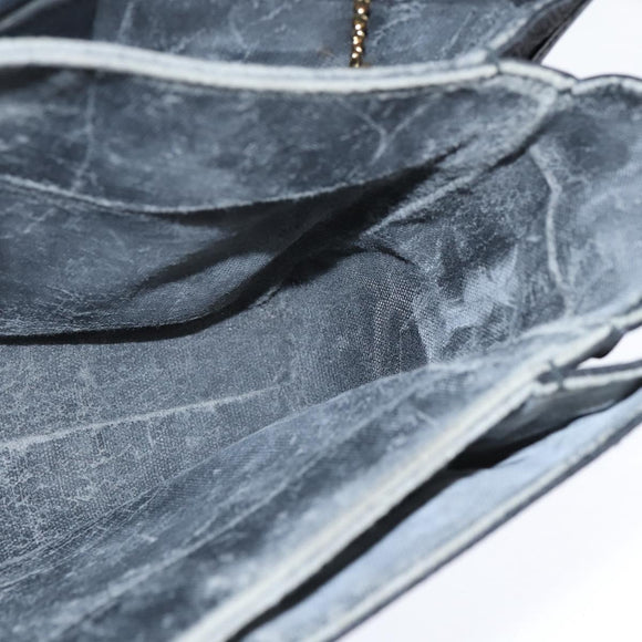 GUCCI Shoulder Bag Nylon Black Gold 001 14 0712 Auth 150087