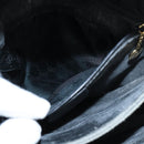 GUCCI Shoulder Bag Nylon Black Gold 001 14 0712 Auth 150087-22