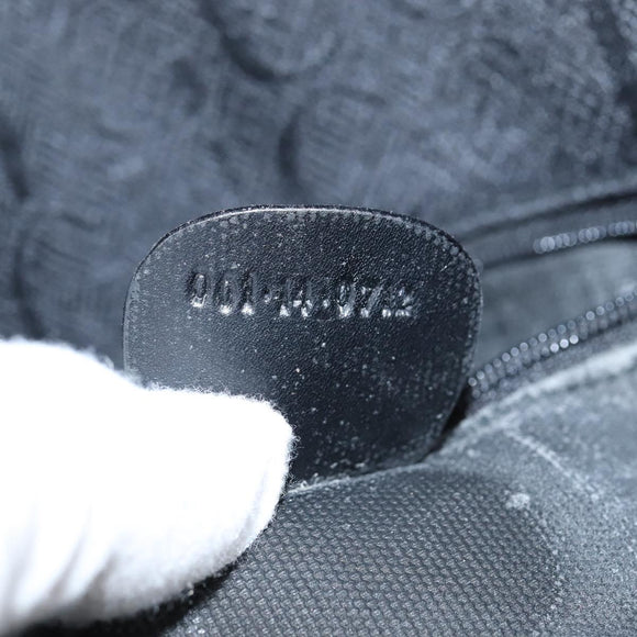 GUCCI Shoulder Bag Nylon Black Gold 001 14 0712 Auth 150087