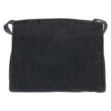 GUCCI Shoulder Bag Nylon Black Gold 001 14 0712 Auth 150087 - 0