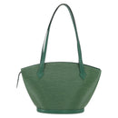 LOUIS VUITTON Epi Saint Jacques Poignees Long Bag Green M52334 LV Auth 150097-2