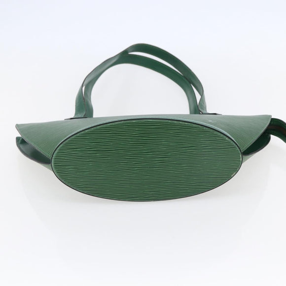 LOUIS VUITTON Epi Saint Jacques Poignees Long Bag Green M52334 LV Auth 150097