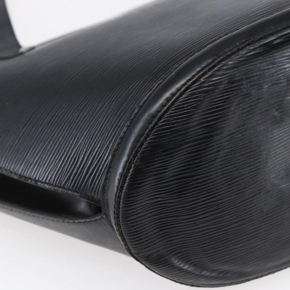 LOUIS VUITTON Epi Saint Jacques Shopping Shoulder Bag Black M52262 Auth 150098