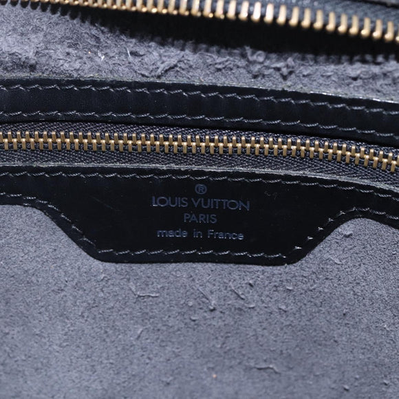 LOUIS VUITTON Epi Saint Jacques Shopping Shoulder Bag Black M52262 Auth 150098