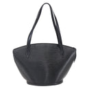 LOUIS VUITTON Epi Saint Jacques Shopping Shoulder Bag Black M52262 Auth 150098-13