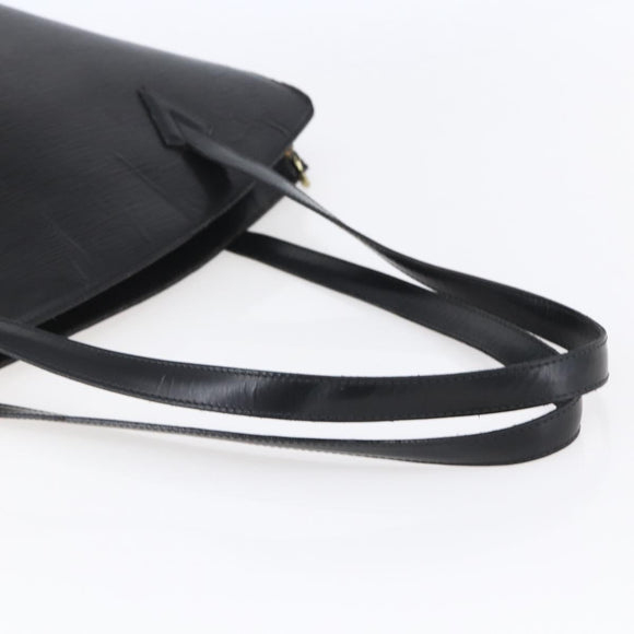 LOUIS VUITTON Epi Saint Jacques Shopping Shoulder Bag Black M52262 Auth 150098