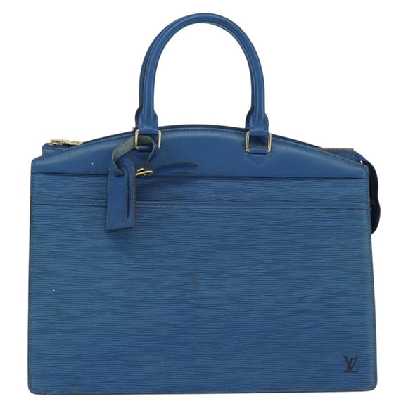 LOUIS VUITTON Epi Riviera Hand Bag Blue M48185 LV Auth 150103