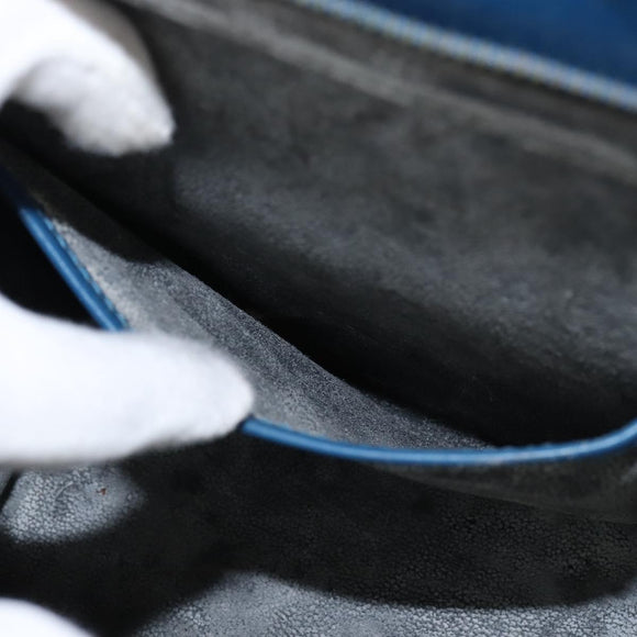 LOUIS VUITTON Epi Riviera Hand Bag Blue M48185 LV Auth 150103