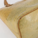 LOUIS VUITTON Monogram Vernis Houston Hand Bag Gris M91053 LV Auth 150109-15