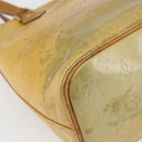 LOUIS VUITTON Monogram Vernis Houston Hand Bag Gris M91053 LV Auth 150109-9