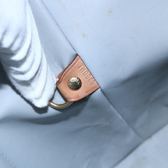 LOUIS VUITTON Monogram Vernis Houston Hand Bag Gris M91053 LV Auth 150109