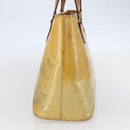 LOUIS VUITTON Monogram Vernis Houston Hand Bag Gris M91053 LV Auth 150109-3