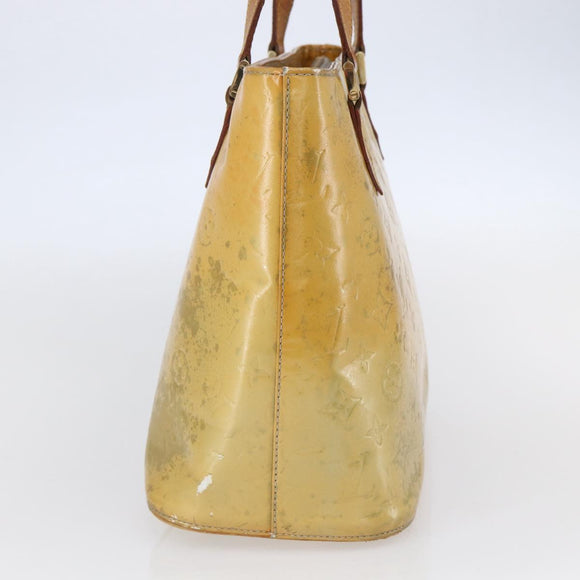 LOUIS VUITTON Monogram Vernis Houston Hand Bag Gris M91053 LV Auth 150109