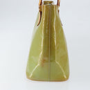 LOUIS VUITTON Monogram Vernis Houston Hand Bag Baby Blue M91005 LV Auth 150110-4