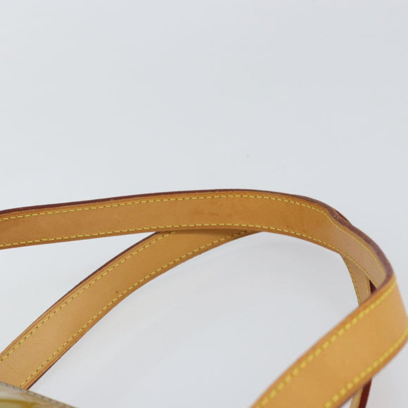 LOUIS VUITTON Monogram Vernis Houston Hand Bag Baby Blue M91005 LV Auth 150110