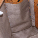 MCM Logogram Vicetos Tote Bag PVC Leather Brown Gold Auth 150113-19