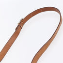 CELINE Macadam Canvas Shoulder Bag PVC Leather Brown Gold Auth 150117-8