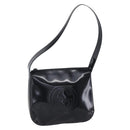 GUCCI Soho Shoulder Bag Enamel Black 001 1364 1703 Auth 150120-1
