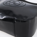 GUCCI Soho Shoulder Bag Enamel Black 001 1364 1703 Auth 150120-9