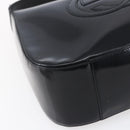 GUCCI Soho Shoulder Bag Enamel Black 001 1364 1703 Auth 150120-14