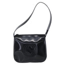 GUCCI Soho Shoulder Bag Enamel Black 001 1364 1703 Auth 150120-13