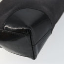 GUCCI Shoulder Bag Canvas Black Gold 001 4231 Auth 150121-14