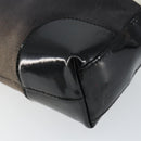 GUCCI Shoulder Bag Canvas Black Gold 001 4231 Auth 150121-9