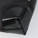 GUCCI Shoulder Bag Canvas Black Gold 001 4231 Auth 150121-16