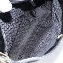 GUCCI Shoulder Bag Canvas Black Gold 001 4231 Auth 150121-11