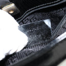 GUCCI Shoulder Bag Canvas Black Gold 001 4231 Auth 150121-12