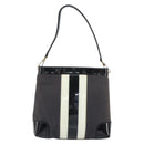 GUCCI Shoulder Bag Canvas Black Gold 001 4231 Auth 150121-2