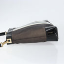 GUCCI Shoulder Bag Canvas Black Gold 001 4231 Auth 150121-4