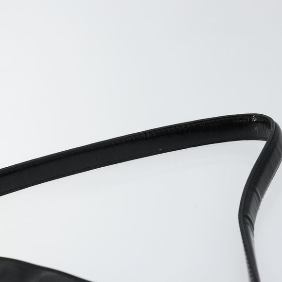 GUCCI Shoulder Bag Canvas Black Gold 001 4231 Auth 150121