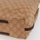 GUCCI GG Canvas Shoulder Bag Beige 101341 Auth 150124-16
