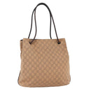 GUCCI GG Canvas Shoulder Bag Beige 101341 Auth 150124-1