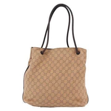 GUCCI GG Canvas Shoulder Bag Beige 101341 Auth 150124 - 0