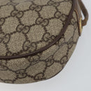 GUCCI GG Supreme Web Sherry Line Bag PVC Beige Gold 007 58 6112 4023 Auth 150125-10