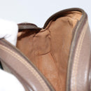 GUCCI GG Supreme Web Sherry Line Bag PVC Beige Gold 007 58 6112 4023 Auth 150125-19