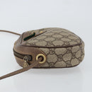 GUCCI GG Supreme Web Sherry Line Bag PVC Beige Gold 007 58 6112 4023 Auth 150125-5