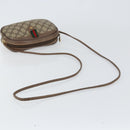 GUCCI GG Supreme Web Sherry Line Bag PVC Beige Gold 007 58 6112 4023 Auth 150125-7