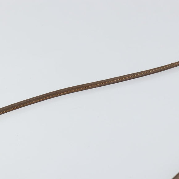 GUCCI GG Supreme Web Sherry Line Bag PVC Beige Gold 007 58 6112 4023 Auth 150125