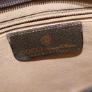 GUCCI GG Supreme Web Sherry Line Shoulder Bag PVC Beige 378 001 4085 Auth 150126-18