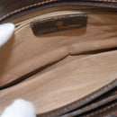 GUCCI GG Supreme Web Sherry Line Shoulder Bag PVC Beige 378 001 4085 Auth 150126-21